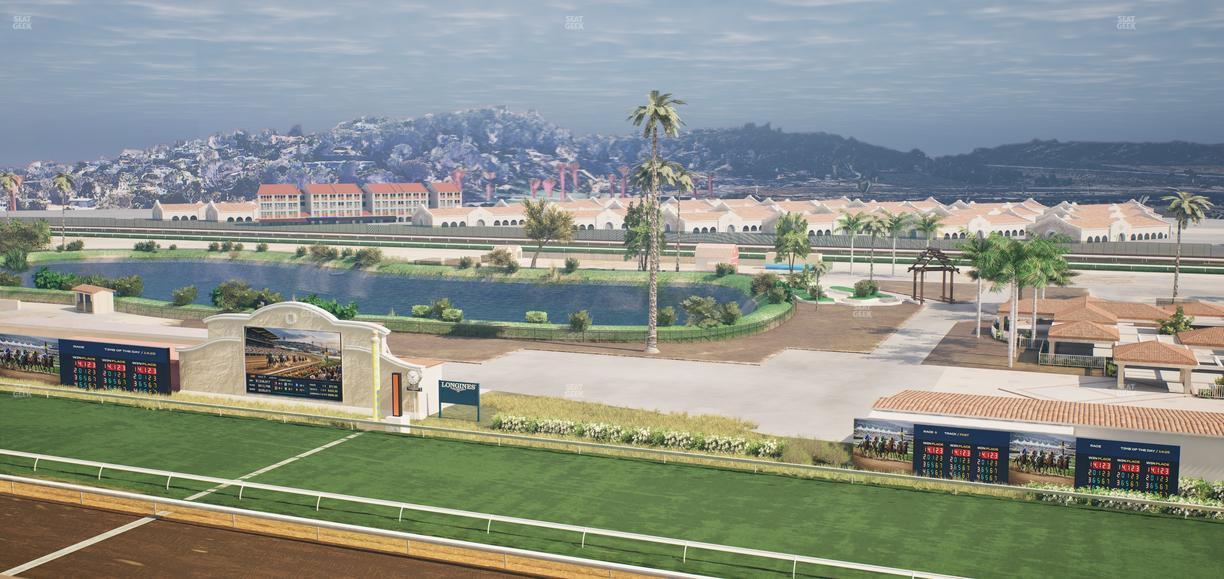 Del Mar Thoroughbred Club - Section Il Palio Patio Lvl 6 Tbl 6011 Seat View
