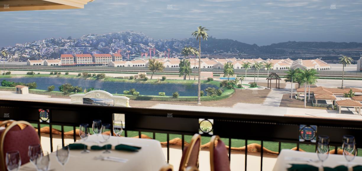 Del Mar Thoroughbred Club - Section Il Palio Patio Lvl 6 Tbl 7003 Seat View