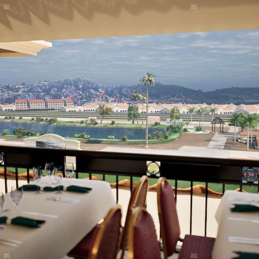 Del Mar Thoroughbred Club - Section Il Palio Patio Lvl 6 Tbl 7003 Seat View