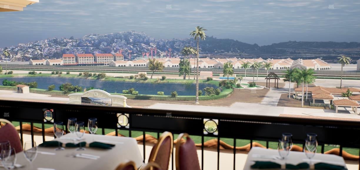 Del Mar Thoroughbred Club - Section Il Palio Patio Lvl 6 Tbl 7004 Seat View