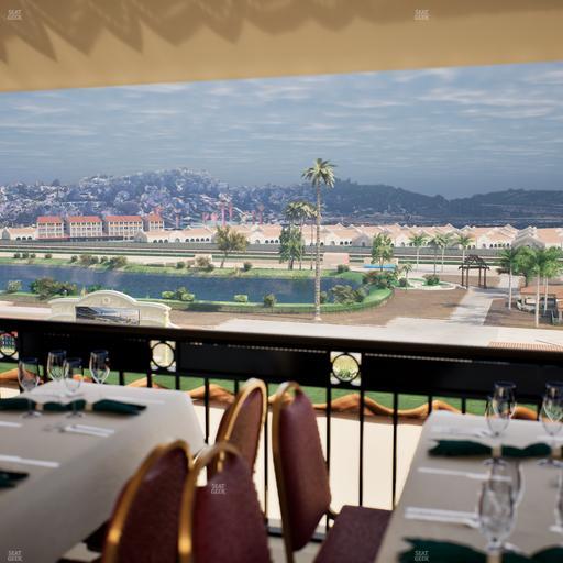 Del Mar Thoroughbred Club - Section Il Palio Patio Lvl 6 Tbl 7004 Seat View