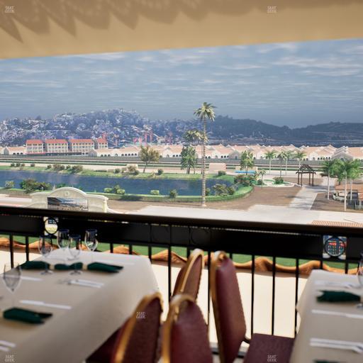 Del Mar Thoroughbred Club - Section Il Palio Patio Lvl 6 Tbl 7005 Seat View