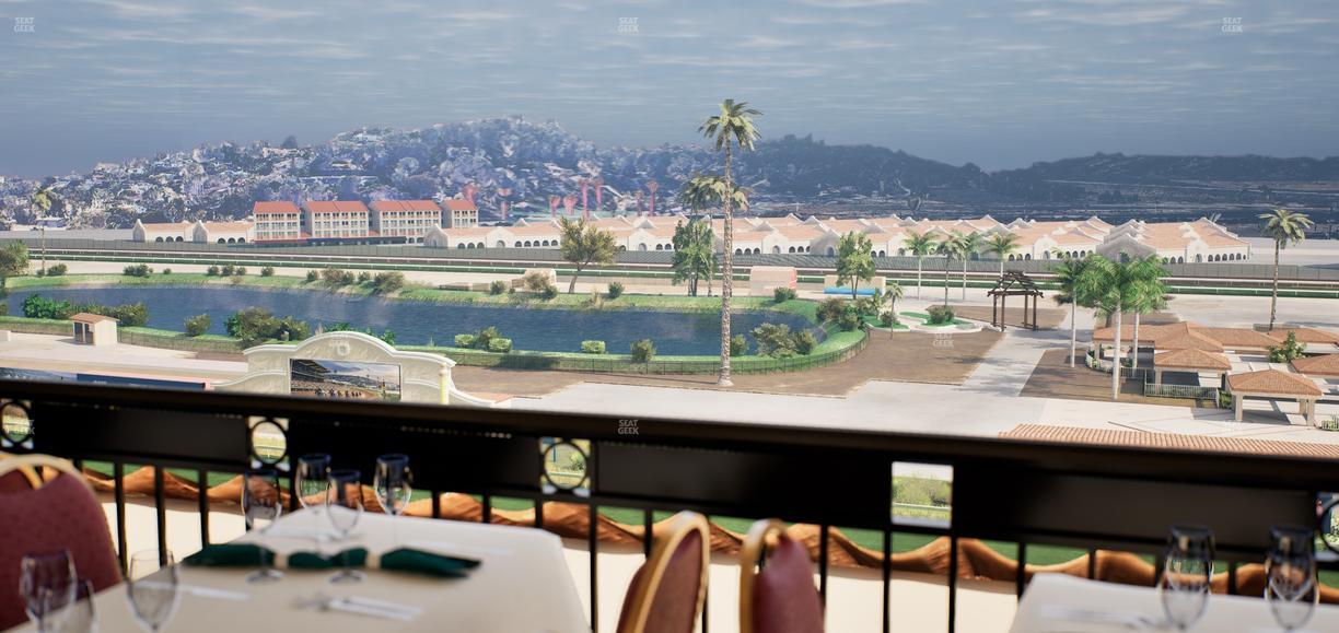 Del Mar Thoroughbred Club - Section Il Palio Patio Lvl 6 Tbl 7007 Seat View