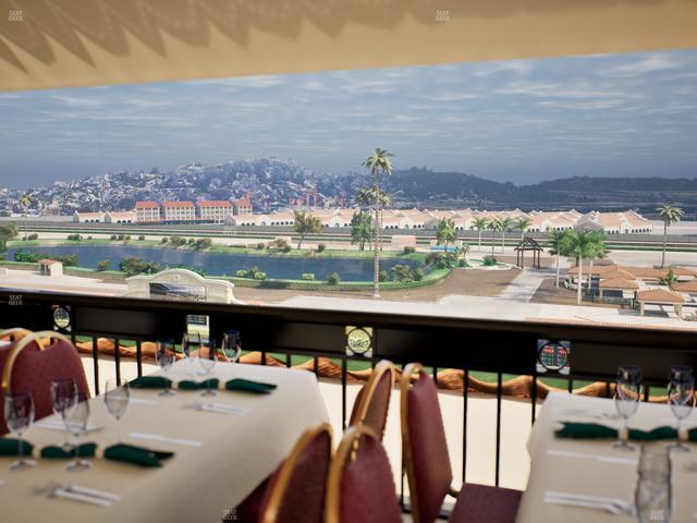 Del Mar Thoroughbred Club - Section Il Palio Patio Lvl 6 Tbl 7008 Seat View