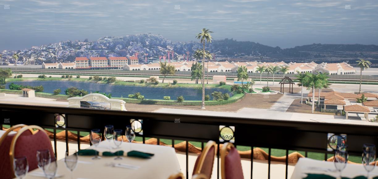 Del Mar Thoroughbred Club - Section Il Palio Patio Lvl 6 Tbl 7009 Seat View