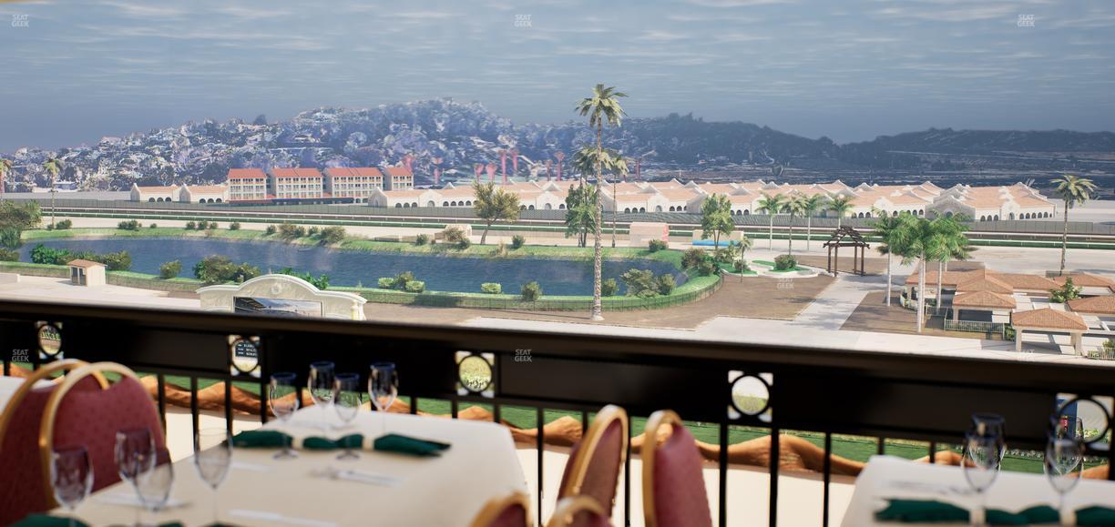 Del Mar Thoroughbred Club - Section Il Palio Patio Lvl 6 Tbl 7010 Seat View