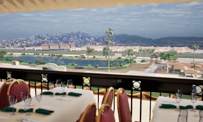 Del Mar Thoroughbred Club - Section Il Palio Patio Lvl 6 Tbl 7010 Seat View