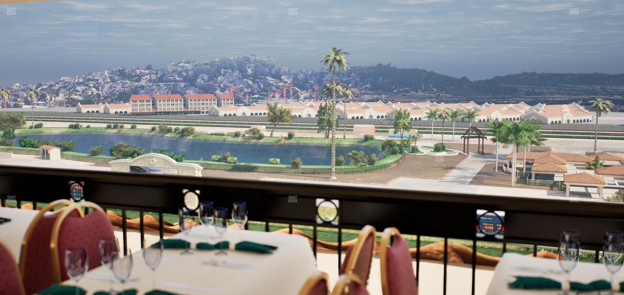 Del Mar Thoroughbred Club - Section Il Palio Patio Lvl 6 Tbl 7011 Seat View