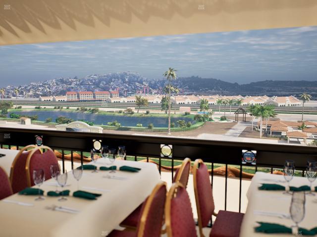 Del Mar Thoroughbred Club - Section Il Palio Patio Lvl 6 Tbl 7011 Seat View