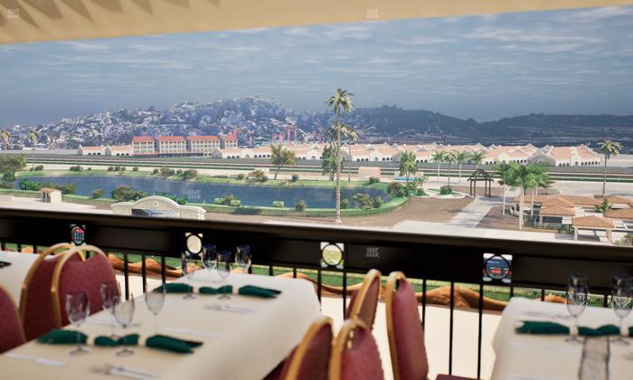 Del Mar Thoroughbred Club - Section Il Palio Patio Lvl 6 Tbl 7011 Seat View