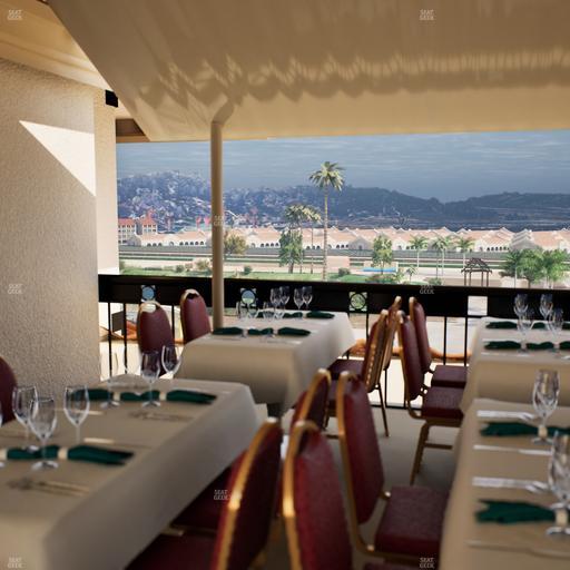 Del Mar Thoroughbred Club - Section Il Palio Patio Lvl 6 Tbl 8002 Seat View