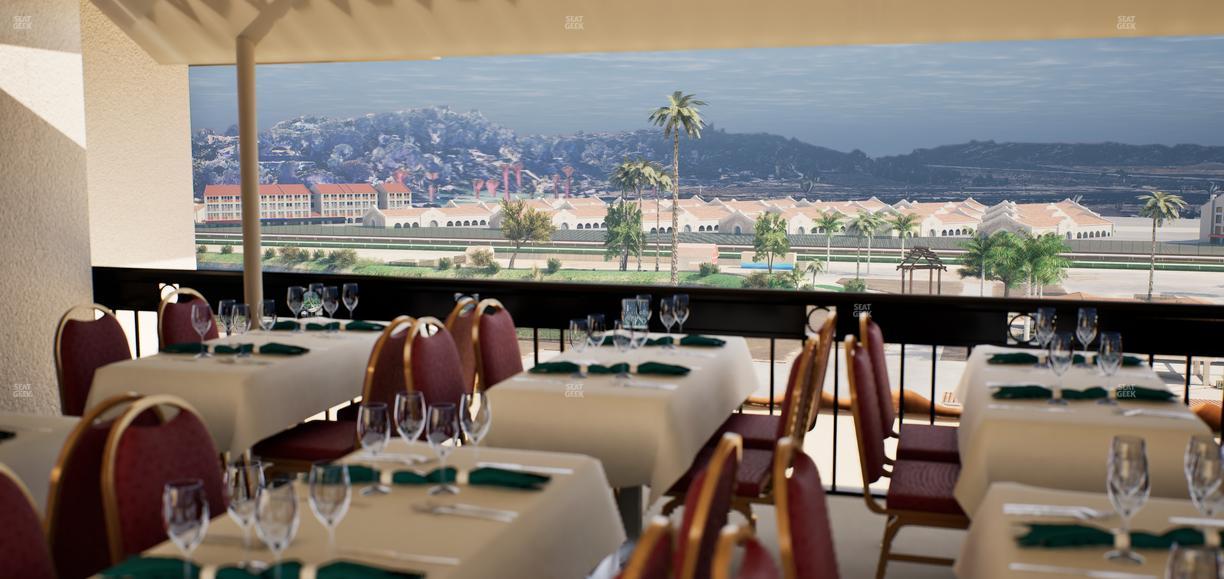 Del Mar Thoroughbred Club - Section Il Palio Patio Lvl 6 Tbl 8003 Seat View