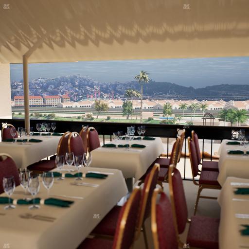 Del Mar Thoroughbred Club - Section Il Palio Patio Lvl 6 Tbl 8003 Seat View