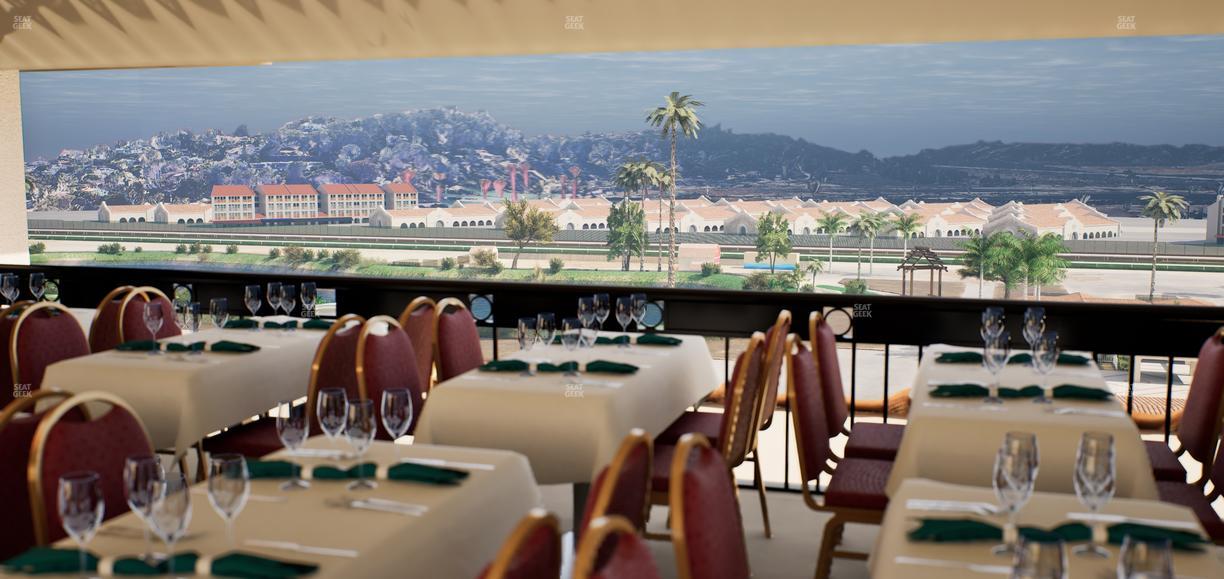 Del Mar Thoroughbred Club - Section Il Palio Patio Lvl 6 Tbl 8004 Seat View