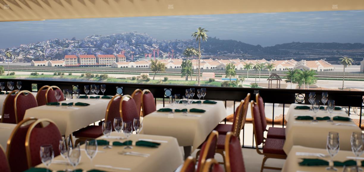 Del Mar Thoroughbred Club - Section Il Palio Patio Lvl 6 Tbl 8005 Seat View