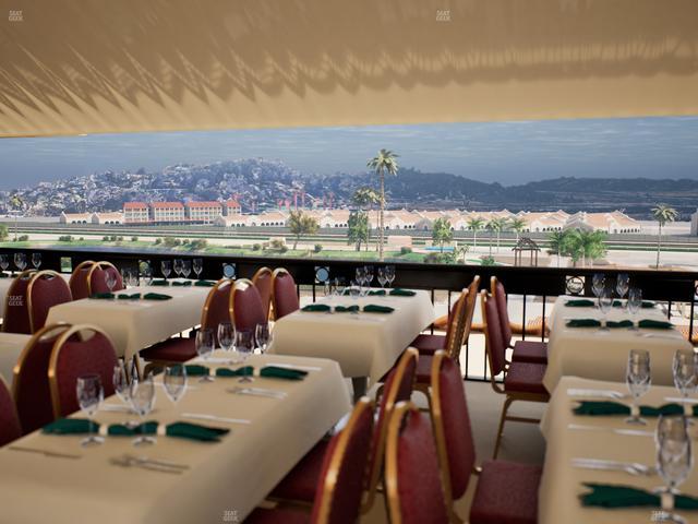 Del Mar Thoroughbred Club - Section Il Palio Patio Lvl 6 Tbl 8005 Seat View