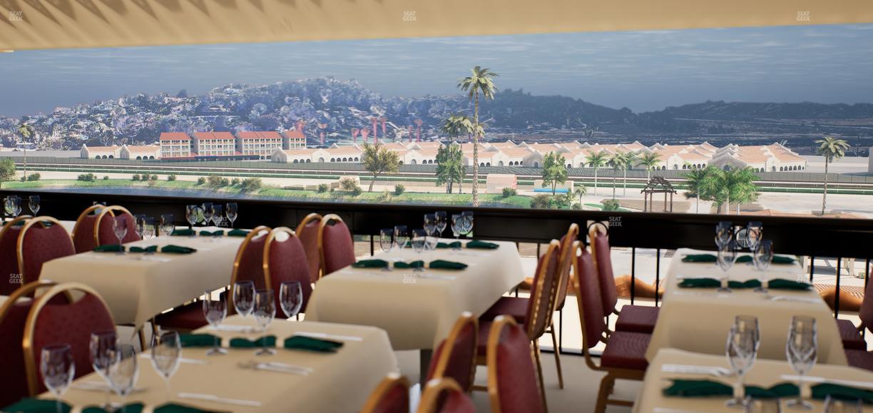 Del Mar Thoroughbred Club - Section Il Palio Patio Lvl 6 Tbl 8006 Seat View