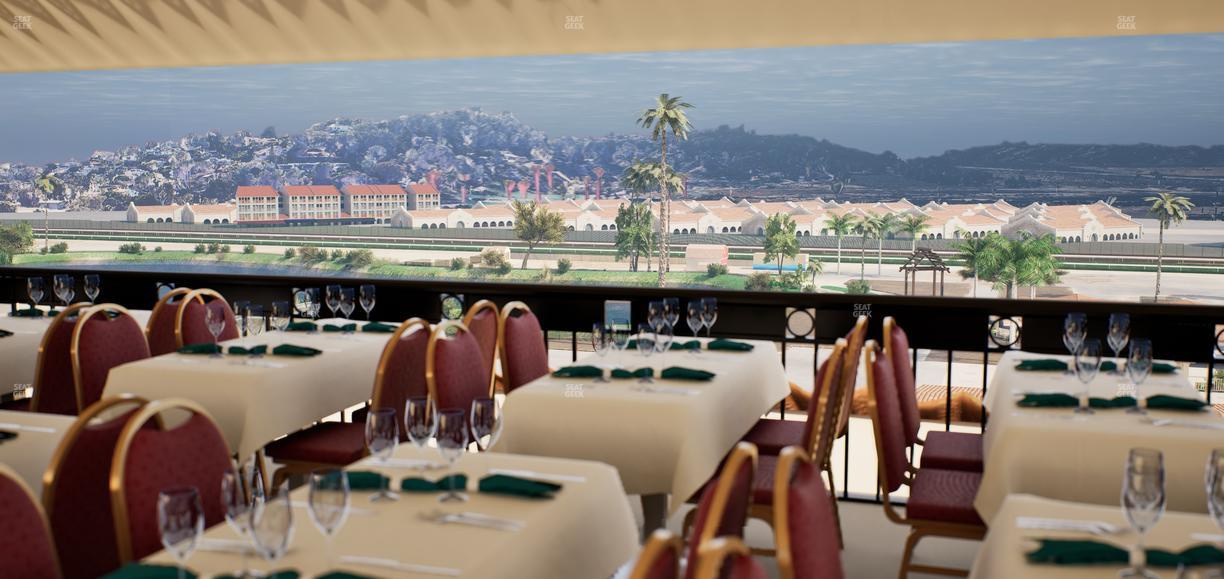 Del Mar Thoroughbred Club - Section Il Palio Patio Lvl 6 Tbl 8008 Seat View