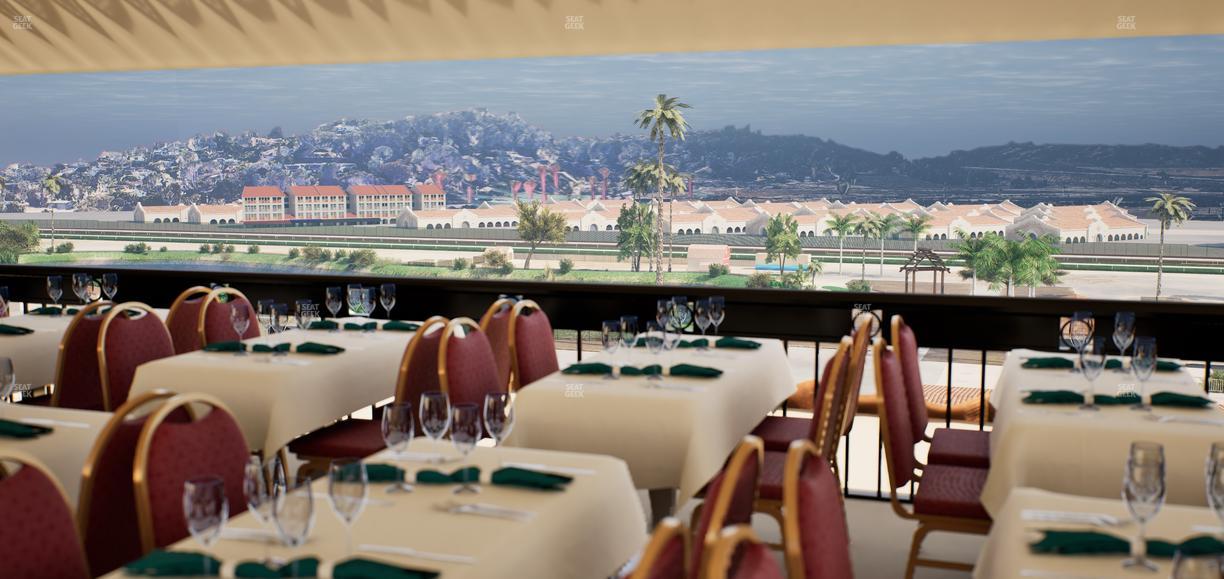 Del Mar Thoroughbred Club - Section Il Palio Patio Lvl 6 Tbl 8009 Seat View