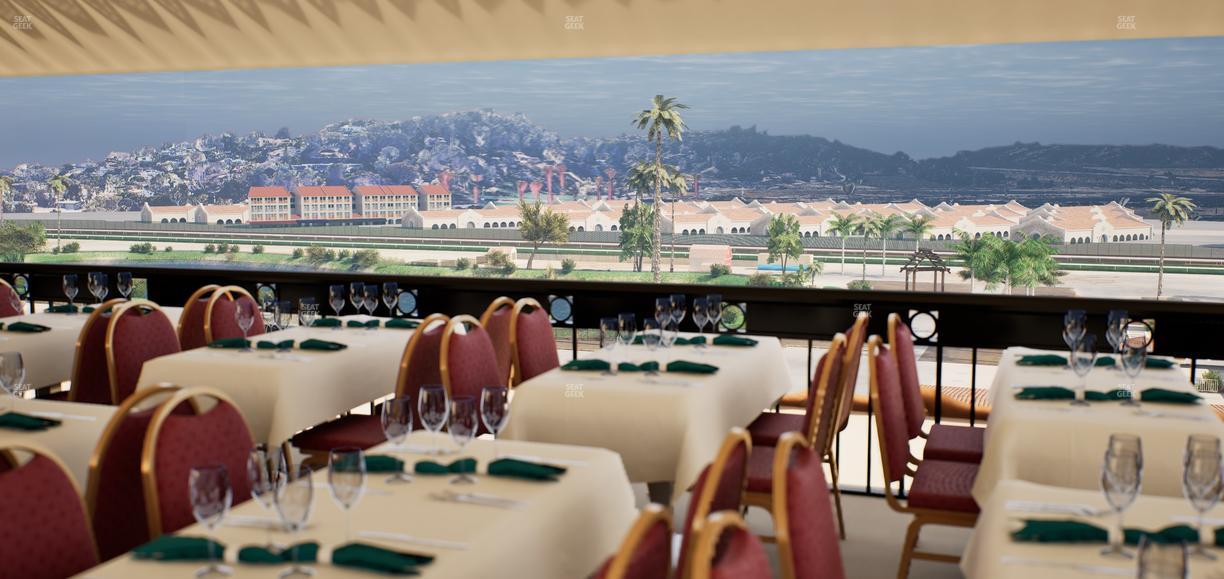 Del Mar Thoroughbred Club - Section Il Palio Patio Lvl 6 Tbl 8010 Seat View