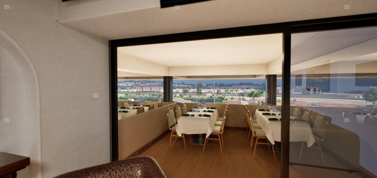 Del Mar Thoroughbred Club - Section Luxury Suite B Seat View