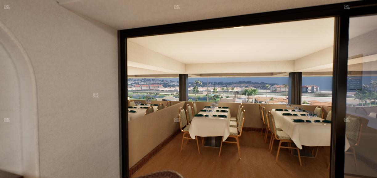 Del Mar Thoroughbred Club - Section Luxury Suite D Seat View