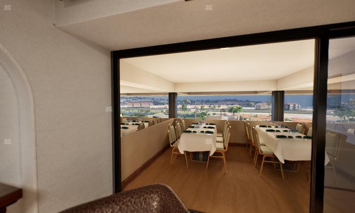 Del Mar Thoroughbred Club - Section Luxury Suite D Seat View