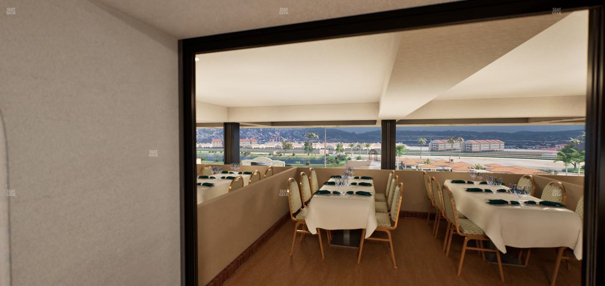 Del Mar Thoroughbred Club - Section Luxury Suite E Seat View