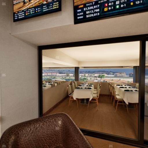 Del Mar Thoroughbred Club - Section Luxury Suite F Seat View