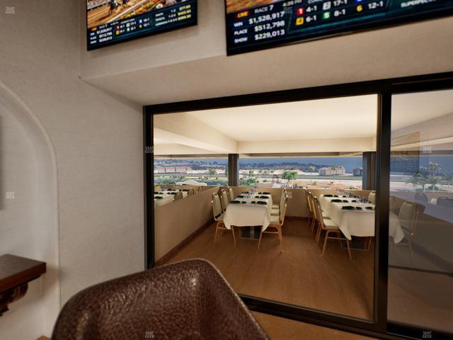 Del Mar Thoroughbred Club - Section Luxury Suite F Seat View