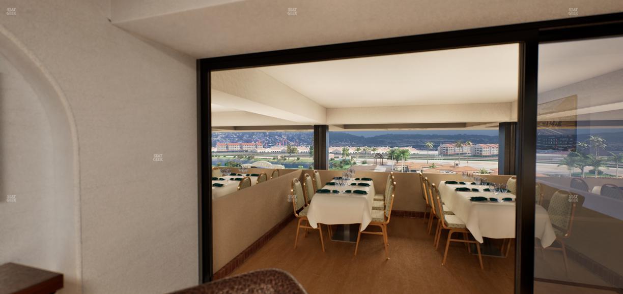 Del Mar Thoroughbred Club - Section Luxury Suite F Seat View