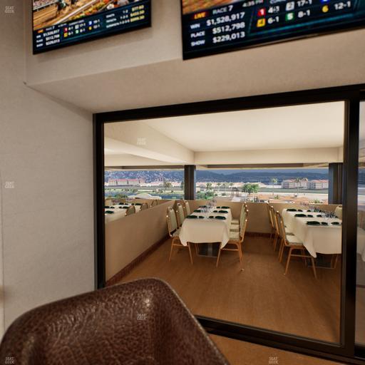 Del Mar Thoroughbred Club - Section Luxury Suite F Seat View