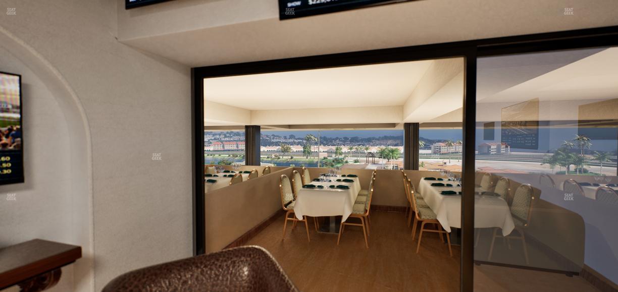 Del Mar Thoroughbred Club - Section Luxury Suite G Seat View