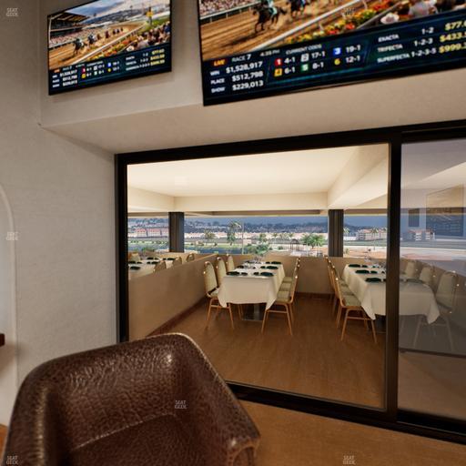 Del Mar Thoroughbred Club - Section Luxury Suite G Seat View