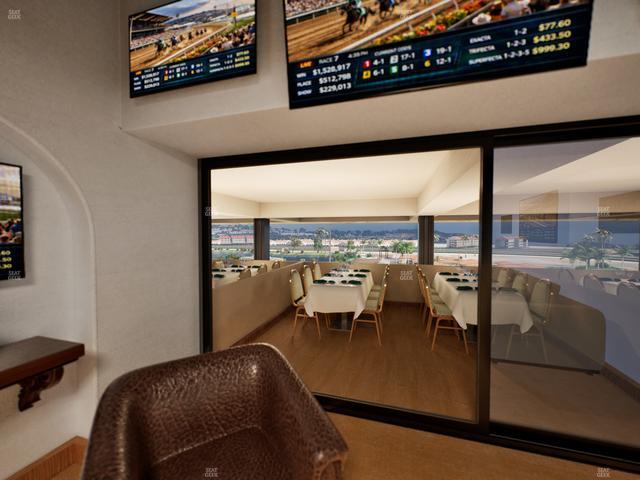 Del Mar Thoroughbred Club - Section Luxury Suite G Seat View