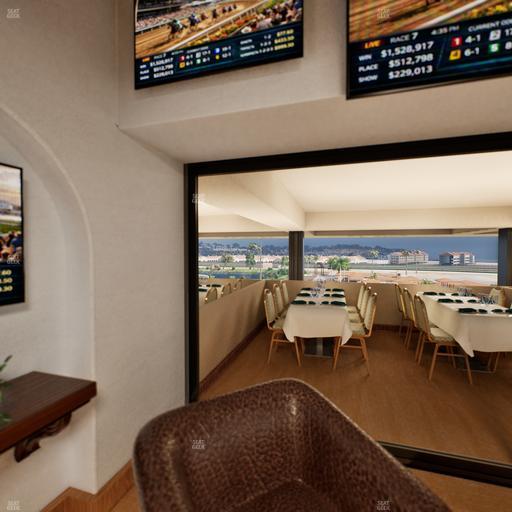 Del Mar Thoroughbred Club - Section Luxury Suite H Seat View
