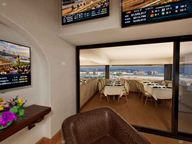 Del Mar Thoroughbred Club - Section Luxury Suite H Seat View