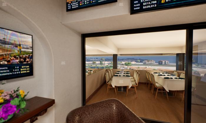 Del Mar Thoroughbred Club - Section Luxury Suite H Seat View