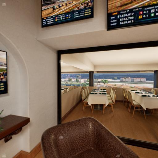 Del Mar Thoroughbred Club - Section Luxury Suite H Seat View