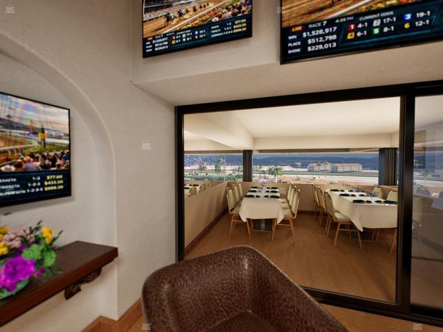 Del Mar Thoroughbred Club - Section Luxury Suite H Seat View