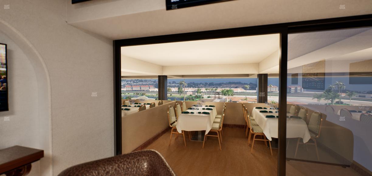 Del Mar Thoroughbred Club - Section Luxury Suite I Seat View