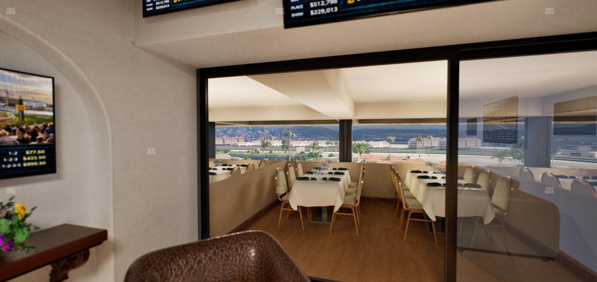 Del Mar Thoroughbred Club - Section Luxury Suite J Seat View