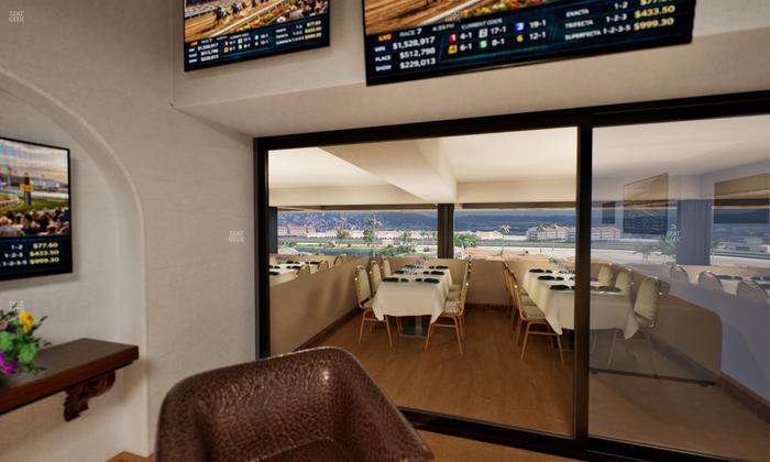 Del Mar Thoroughbred Club - Section Luxury Suite J Seat View