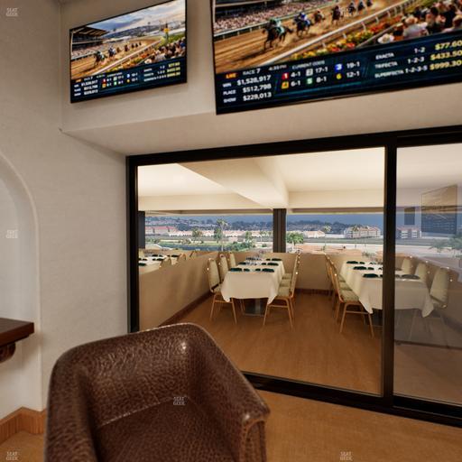Del Mar Thoroughbred Club - Section Luxury Suite J Seat View