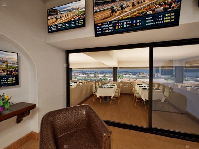 Del Mar Thoroughbred Club - Section Luxury Suite J Seat View