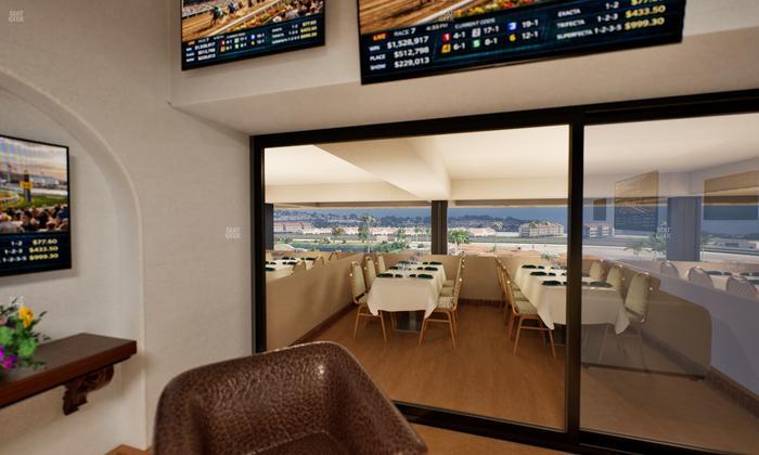 Del Mar Thoroughbred Club - Section Luxury Suite J Seat View