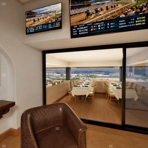 Del Mar Thoroughbred Club - Section Luxury Suite K Seat View