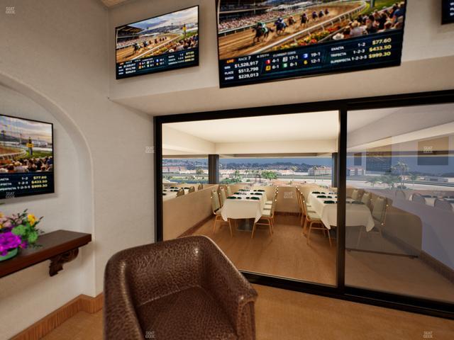 Del Mar Thoroughbred Club - Section Luxury Suite K Seat View