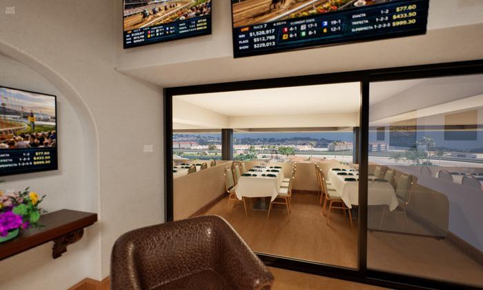 Del Mar Thoroughbred Club - Section Luxury Suite K Seat View