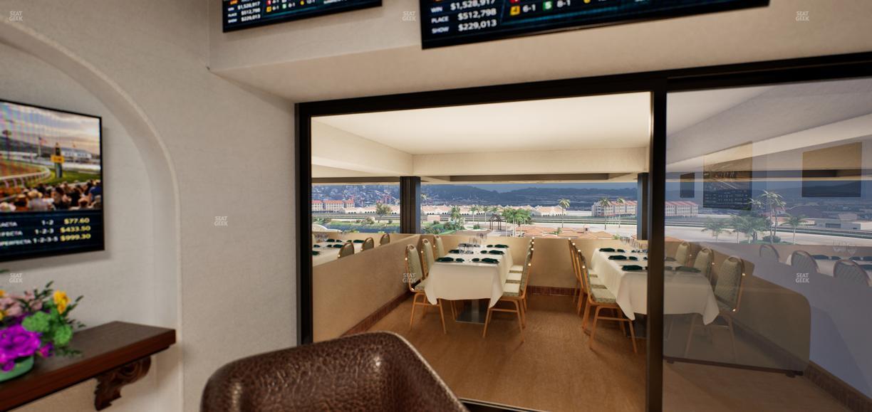 Del Mar Thoroughbred Club - Section Luxury Suite K Seat View